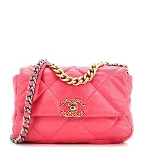 Chanel 19 Flap Bag Quilted Leather #177424C53B